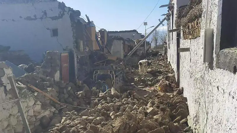 Así quedaron las calles después del terremoto